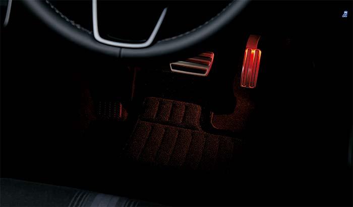 Honda Access Footlights & seat underlights (Red) - Honda Civic FL1-08E10-T43-000B - Rzcrewgarage