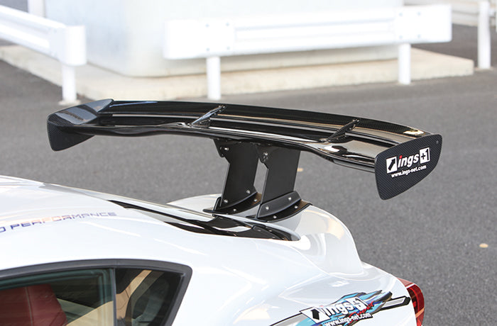 INGS - N-SPEC - FRP Z-Power WING (WET CARBON 2 FEATHER) - Toyota - Supra A90 - Ingsnspec-Z-Power WING (WET CARBON 2 FEATHER)FRP-A90 - Rzcrew Garage