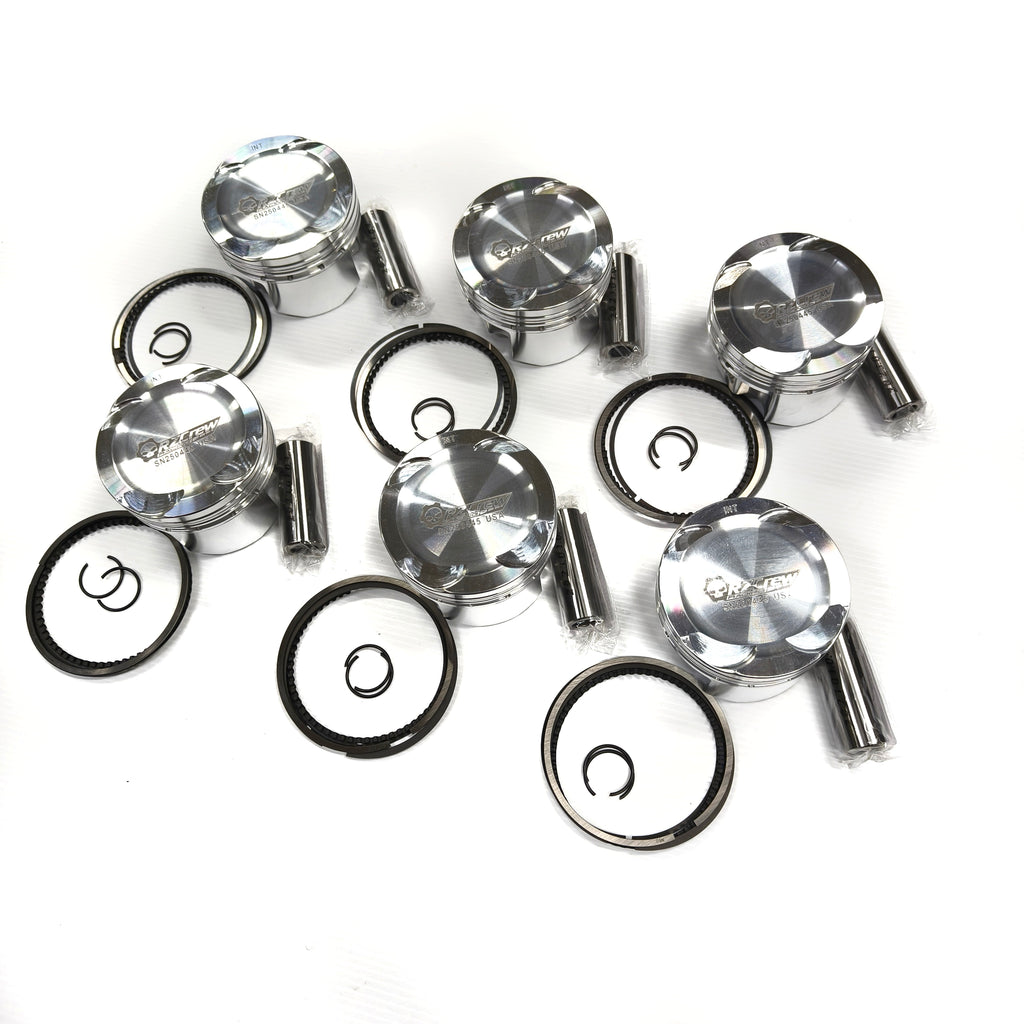 Rzcrew Racing - Forged Pistons 90mm - 8:5 to 15:0 Compression Ratio - Honda - C30A
