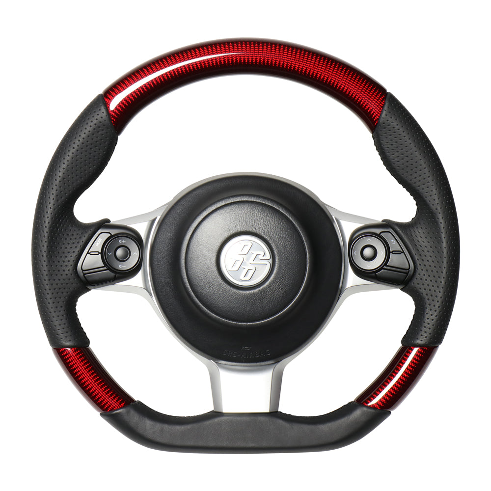 Real - D-Shape Red Carbon-3C Black Eurostitch - TOYOTA GR86 ZN8-GR-RDC-BK - RZCrewGarage