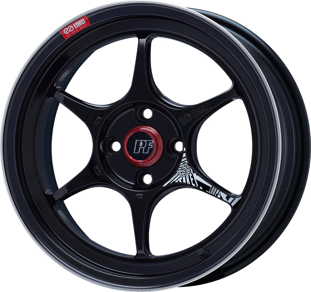 Enkei Japan PF06 - 15x8J - 5x114.3 - ET: 35 (Machining Black) - JDM-PF06-58-6535M/BK