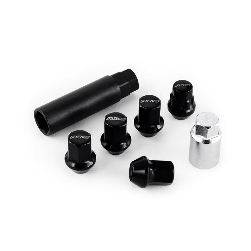 Rays - 17HEX Nut & Lock Set L31 - 4H - Closed - M12x1.25 - (16 Pieces) - RZCrewGarage