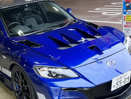 Buy Legsport Japan - GT-A Series Aero Bonnet - Mazda - RX-8