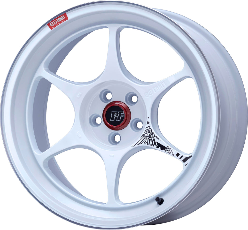 Enkei Japan PF06 - 18x8J - 5x114.3 - ET: 45 (Machining White) - JDM-PF06-88-6545M/W