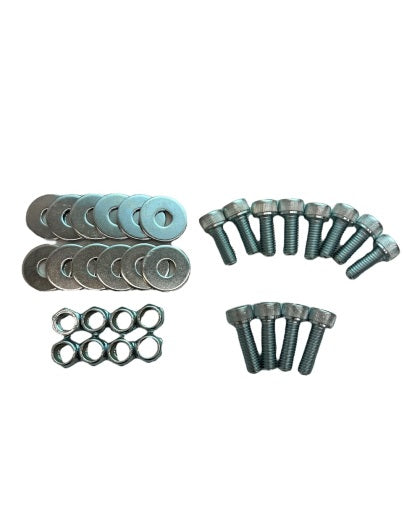 Sparco Seat Hardware Spacer Kit Side Mount - Silver Zinc-50002ZS - Rzcrewgarage