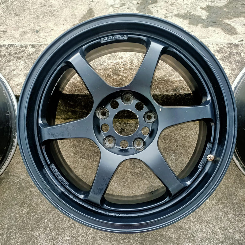 5Zigen Pro Racer GN+ (Second Hand set of 4) - 17x7.5J - 5x114.3 - ET: 43 (Black)