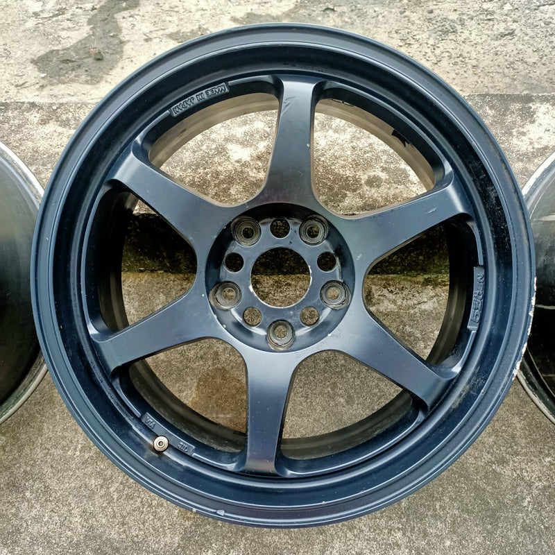 5Zigen Pro Racer GN+ (Second Hand set of 4) - 17x7.5J - 5x114.3 - ET: 43 (Black)