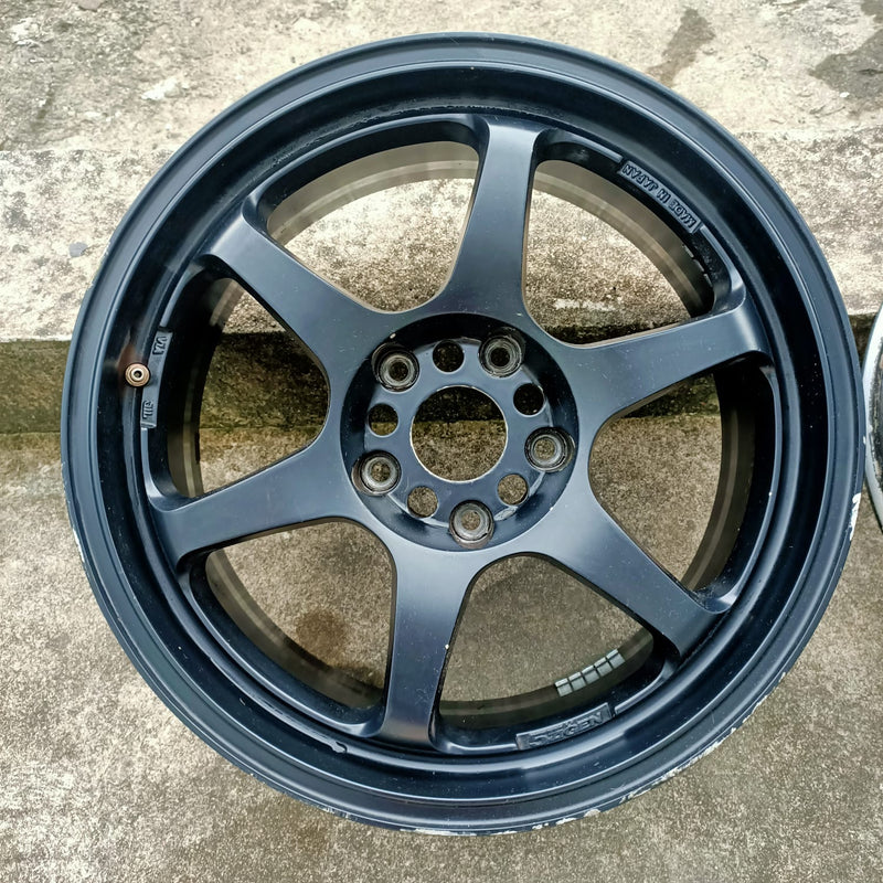 5Zigen Pro Racer GN+ (Second Hand set of 4) - 17x7.5J - 5x114.3 - ET: 43 (Black)