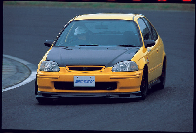 Spoon - Carbon Bonnet - Honda - Civic EK Hatchback After FL - 60100-EKA-011 - Rzcrew Garage