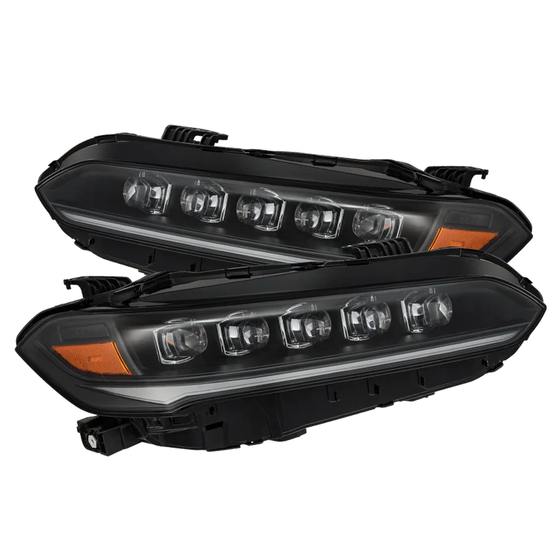 AlphaREX - Nova-Series Led Projector Headlights Black - Honda - Civic Type R FL5 - 880348 - Rzcrew Garage