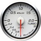 Defi Racer Gauge Style98 Hommage Boost White,Blue Gauge - 60mm - 2 Bar-DF16605 - RZCrewGarage