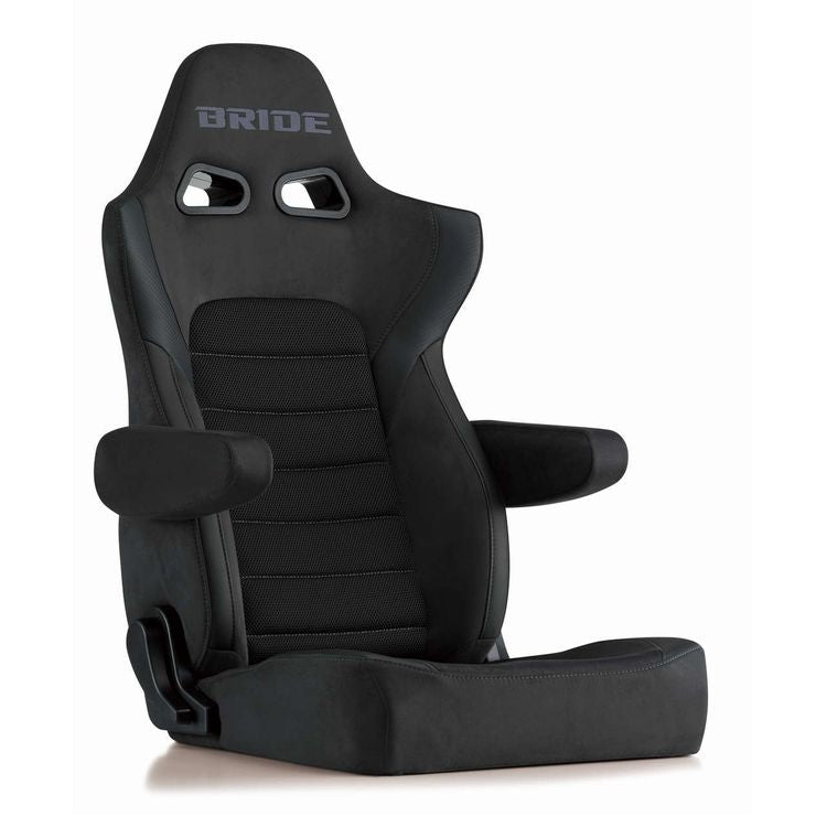Bride Ergoster with Heater Reclinable Seat - FRP - Charcoal Gray-E67KSN - Rzcrewgarage