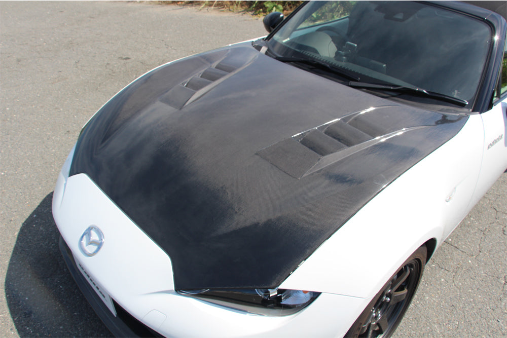 Odula - Cooling Bonnet CFRP - Mazda - MX-5 Miata Roadster ND5RC - ND055C - Rzcrew Garage