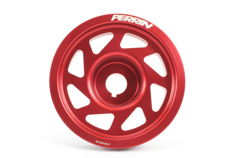 Perrin 19-21 Subaru WRX / 16-18 Forester Lightweight Crank Pulley (FA/FB Engines w/Large Hub) - PSP-ENG-104RD - PSP-ENG-104RD