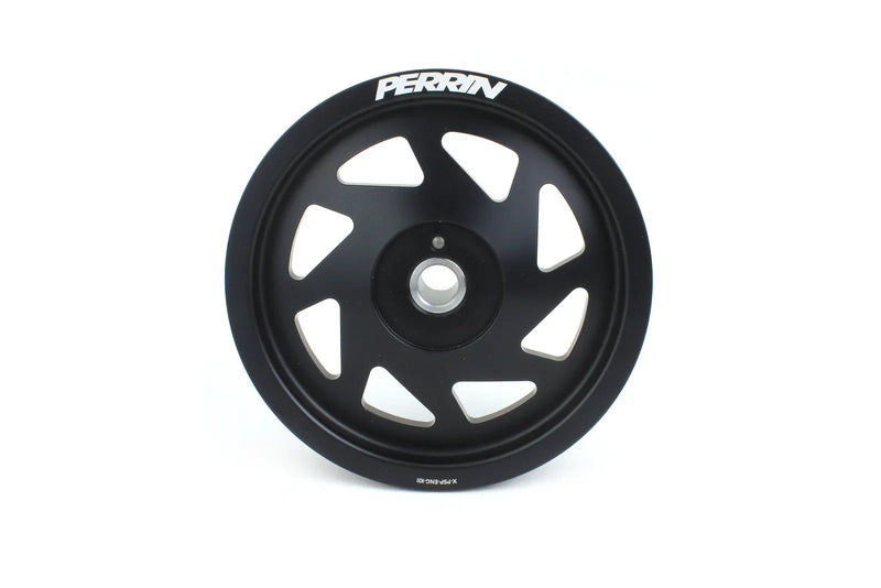 PERRIN 22-26 Subaru WRX/BRZ & Toyota GR86 / 20-25 FXT/OBXT Lightweight Crank Pulley - Black - PSP-ENG-106BK - PSP-ENG-106BK