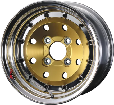 Weds RacingForg FG - 15x12J - 4x100 - ET: -25 (Yellow Anodised) - 4x100 - FG1512-254x100-Y-A