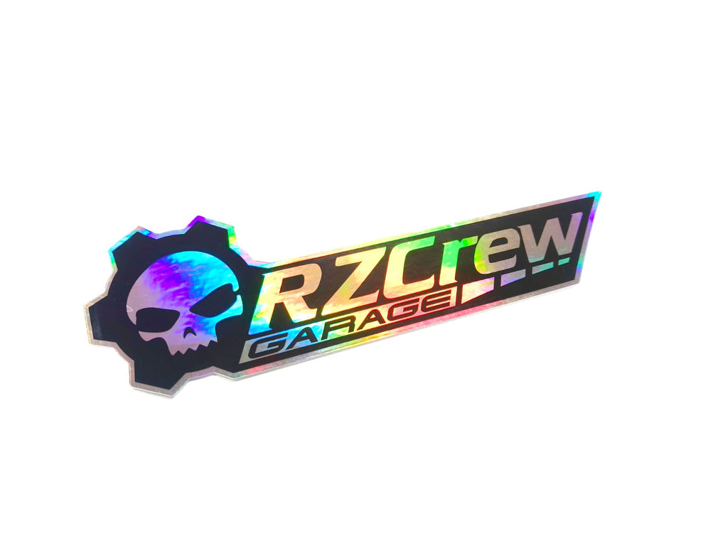 Rzcrew Garage - Holographic Sticker English