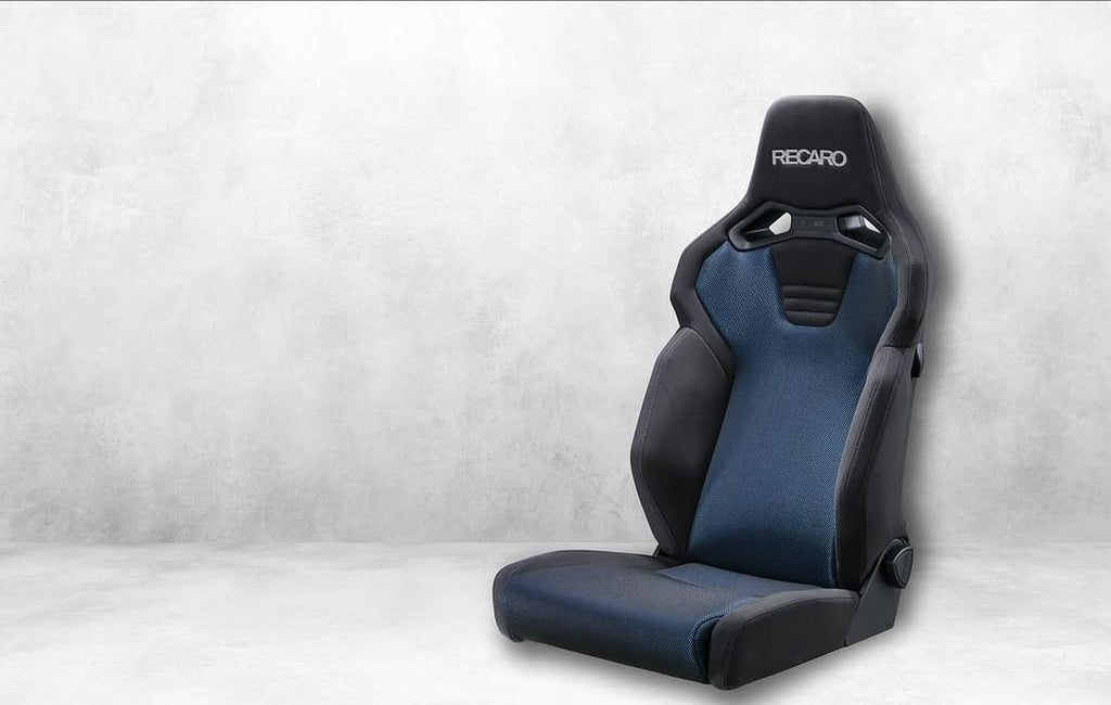 Recaro Japan SR-C Reclinable Seat - Blue - Rzcrewgarage
