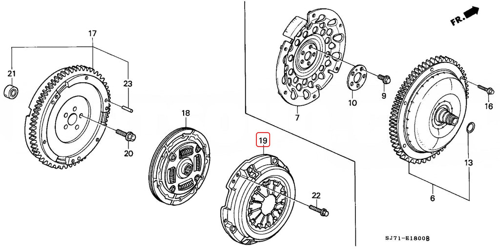 Genuine Honda Parts - Release Bearing Kit - Honda - AP1/AP2 - 22810-PCY-003 - Rzcrewgarage