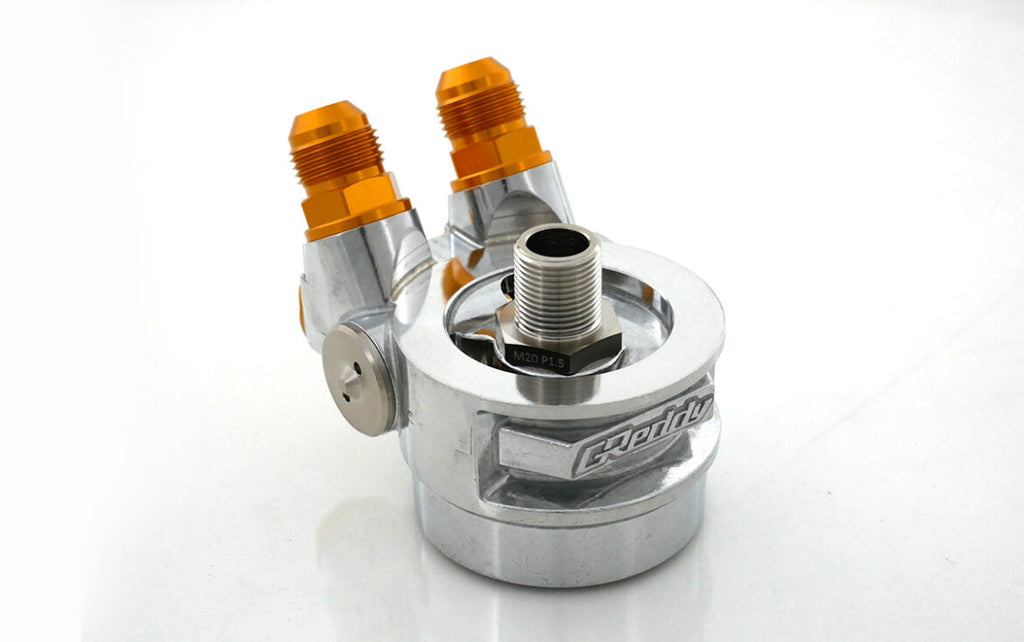 Trust Greddy STD Type Oil Block STD-High Type ASSY M20XP1.5 AN8 for Oil Cooler -12401193 - RZCREWGARAGE