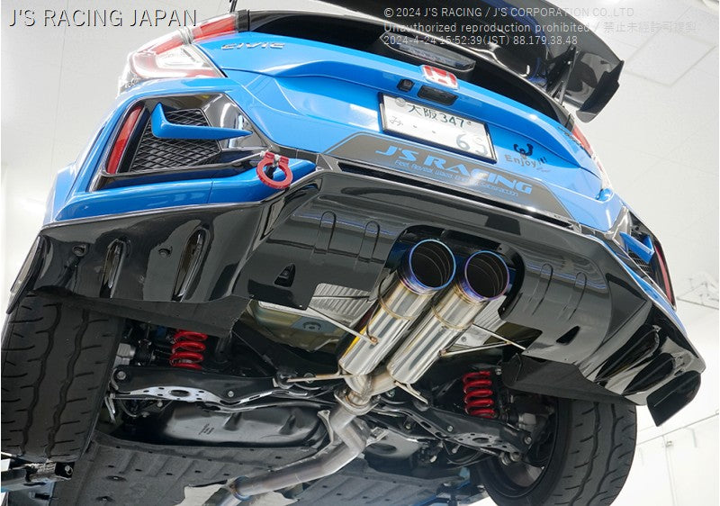 Js Racing - Rear Under Spoiler Type S - Honda - Civic Type R FK8 - AR-K8-F - Rzcrew Garage