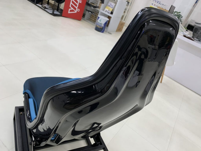 Recaro Japan RCS Fixed Bucket Seat - Black Shell - Black,Silver Fabric