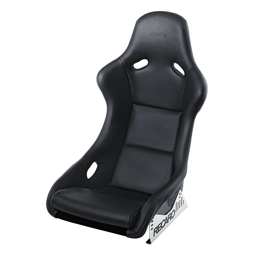 Recaro Pole Position ABE Bucket Seat - Fibreglass Leather Black-070.77.0422 - Rzcrewgarage