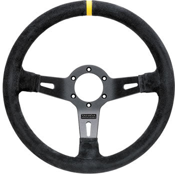 Juran - Sprint Steering Wheels - 3 Spokes Suede - 90mm Deep Dish-361622 - RZCrewGarage