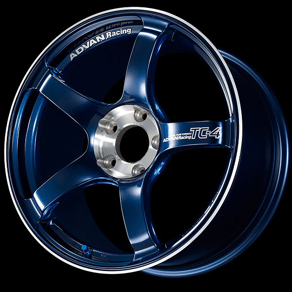 Advan TC-4 Special Edition - 16x6.5J - 4x100 - ET: 45 (Racing Indigo Blue &  Diamond Cut)