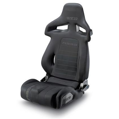 Sparco R333 Reclinable Seat - Tubular - Black,Grey - Fabric-00965NRGR - Rzcrewgarage