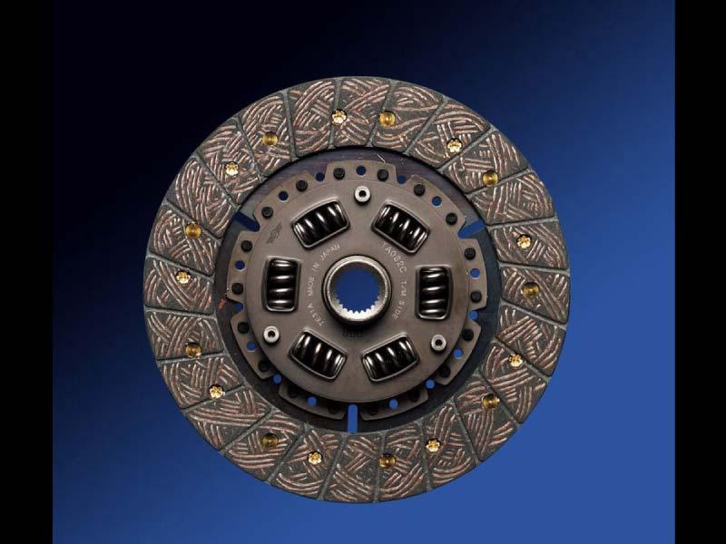 Copper clutch disc - Mitsubishi - CT9A Evo 7/8/9 - 00C 022 R565 - Rzcrewgarage