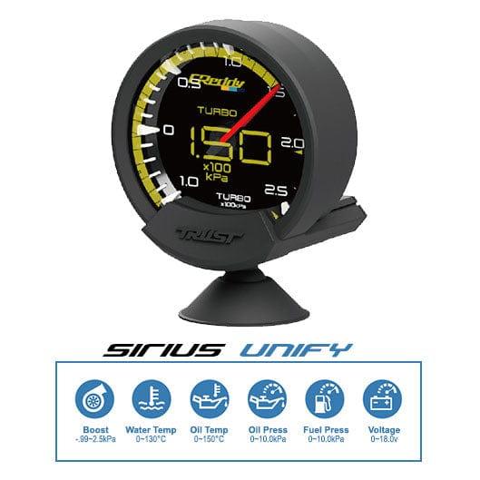 Trust Greddy Sirius Unify Fuel Pressure Gauge - 74mm - 10 Bar | RZCrew