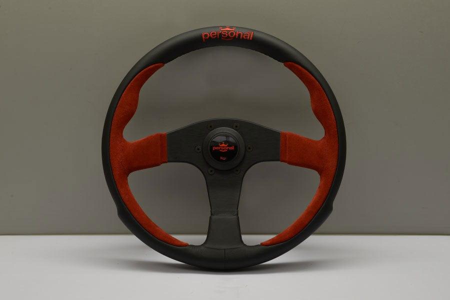 Personal - Pole Position Steering Wheels - 3 Spokes Leather,Suede-6521.33.2011 - RZCrewGarage