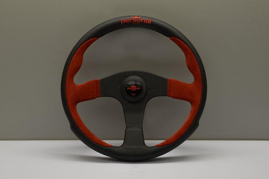Personal - Pole Position Steering Wheels - 3 Spokes Leather,Suede-6521.35.2011 - RZCrewGarage