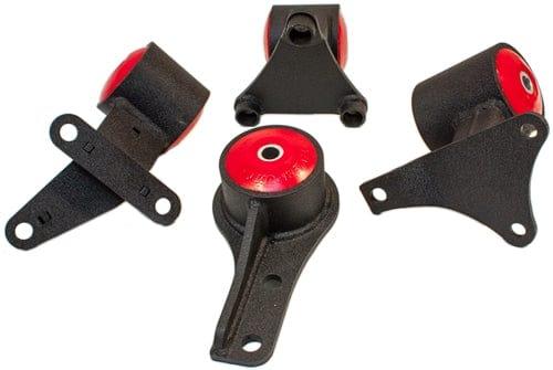 Steel Black Engine Mount Kit ( 60A Red) - NA1/NA2 - 80550-60A