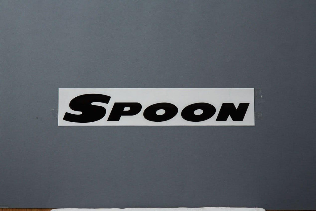 Spoon - Team Sticker ( Black) 800mm - Honda - ALL-90000-B02 - ALL-90000-B02 - Rzcrew Garage