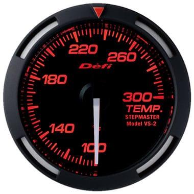 Defi Red Racer Water Temperature,Oil Temperature Gauge - 52mm - 100-300 F-DF06707 - RZCrewGarage