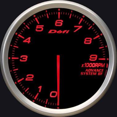 Defi Amber Advance BF RPM Gauge - 80mm - 9000 Rpm-DF10902 - RZCrewGarage