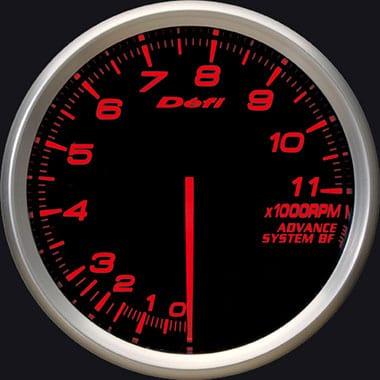Defi Amber Advance BF RPM Gauge - 80mm - 11000 Rpm-DF11002 - RZCrewGarage
