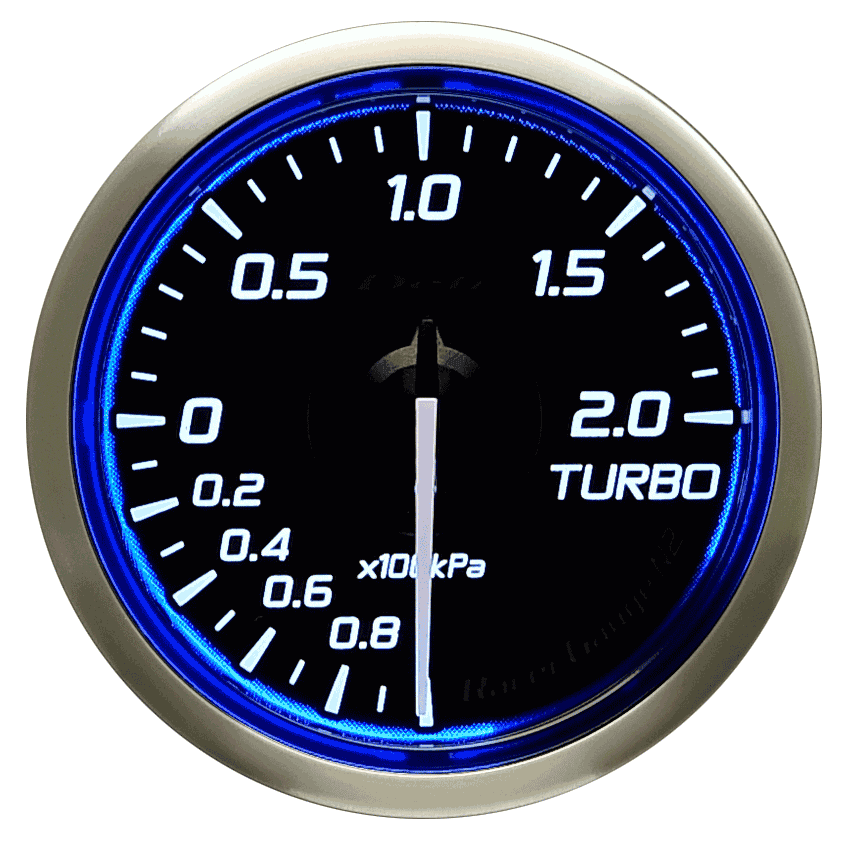 Defi Blue Racer N2 Boost Gauge - 52mm - 2 Bar-DF16001 - RZCrewGarage