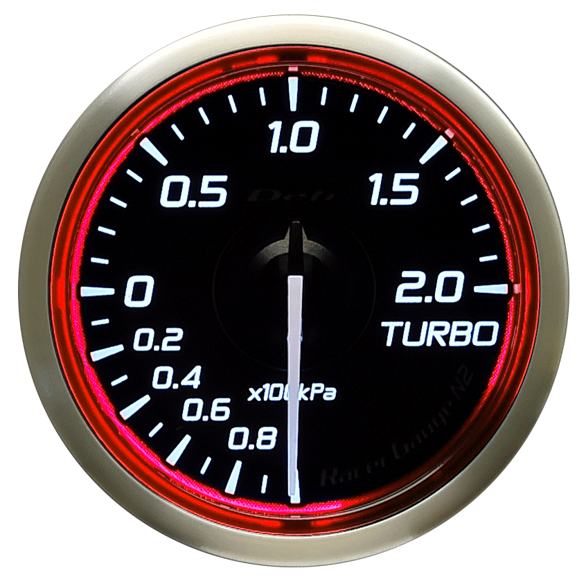Defi Red Racer N2 Boost Gauge - 60mm - 2 Bar-DF16603 - RZCrewGarage