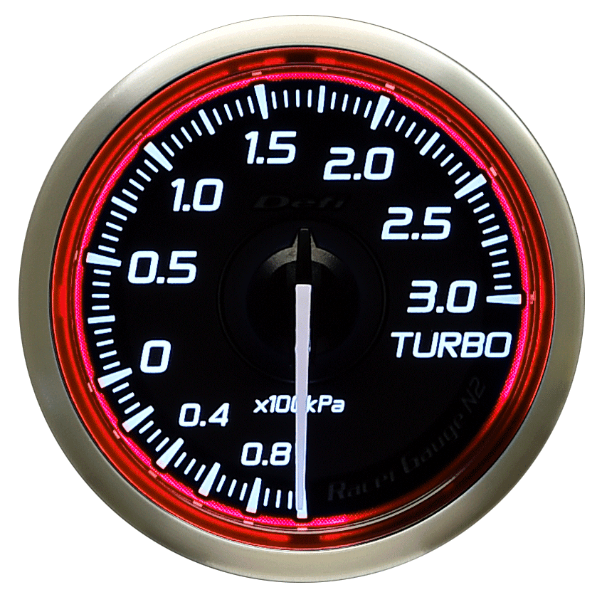 Defi Red Racer N2 Boost Gauge - 52mm - 3 Bar-DF16103 - RZCrewGarage