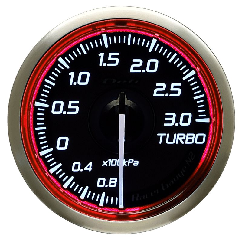 Defi Red Racer N2 Boost Gauge - 52mm - 3 Bar-DF16103 - RZCrewGarage