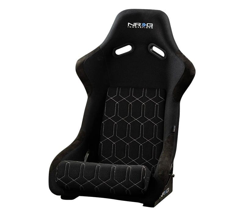 NRG FRP 300 (Large) Fixed Bucket Seat - Black/Blue/Red-FRP-300 - Rzcrewgarage