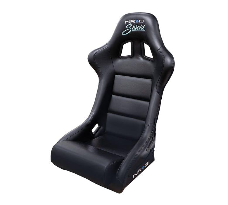 NRG FRP 310 (Medium) Fixed Bucket Seat - Black Fabric/Vinyl-FRP-310 - Rzcrewgarage