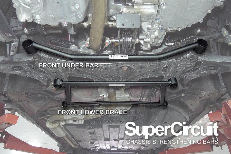 Rzcrew Garage - Super Circuit Front Lower Brace (1.8l Only) - Honda Vezel RU1/RU2 - RZCrewGarage