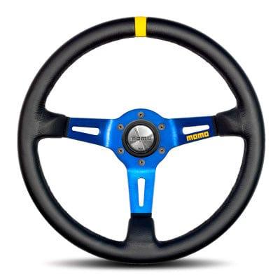 Momo - Mod-08 Steering Wheels - 3 Spokes Leather - 90mm Dish-M-59 - RZCrewGarage