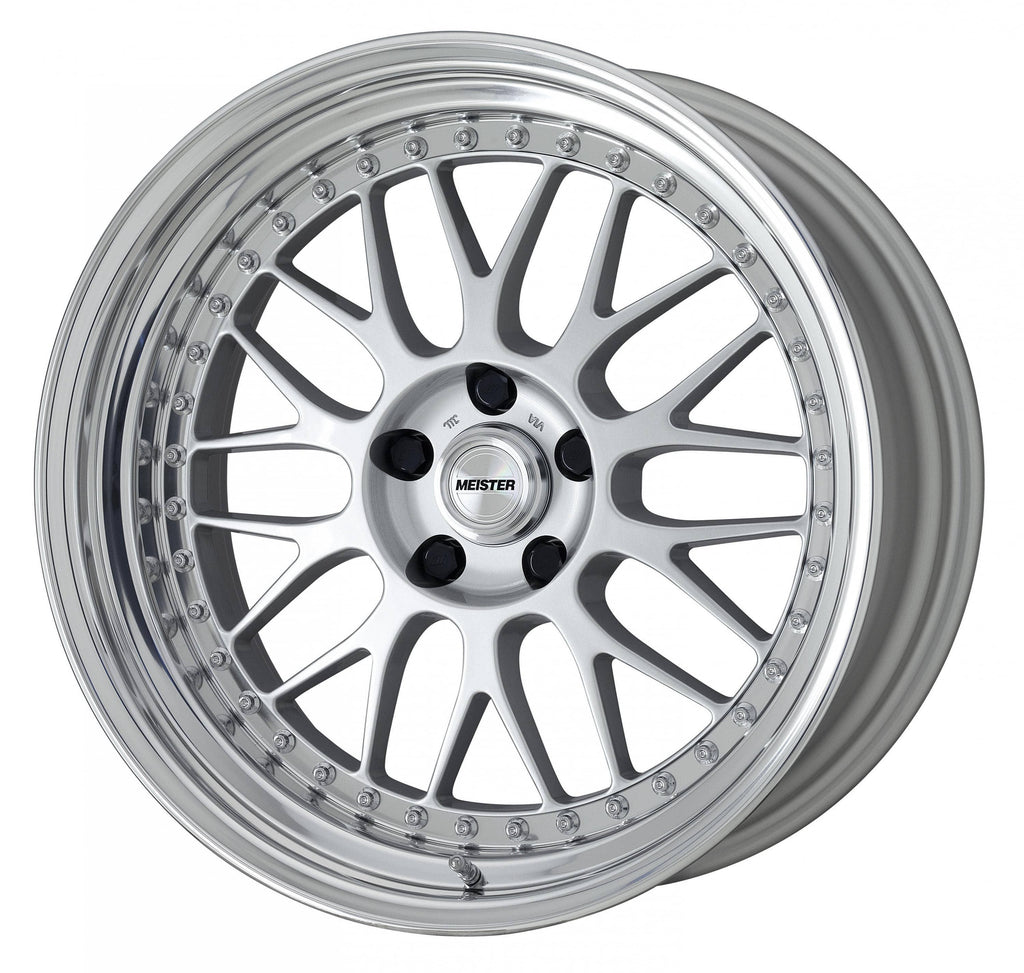 Work Wheels Meister M1 3 Piece - WORK-MM13PPE-1951143-10-27SIL-JP1-O