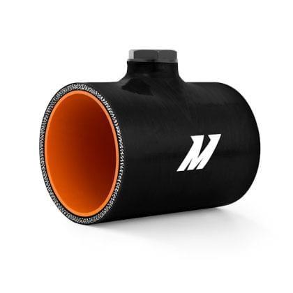 Mishimoto - Silicone Coupler, 3.0" w/ 1/8" NPT Bung - Black - Universal - MMCP-30NPTBK - Rzcrewgarage