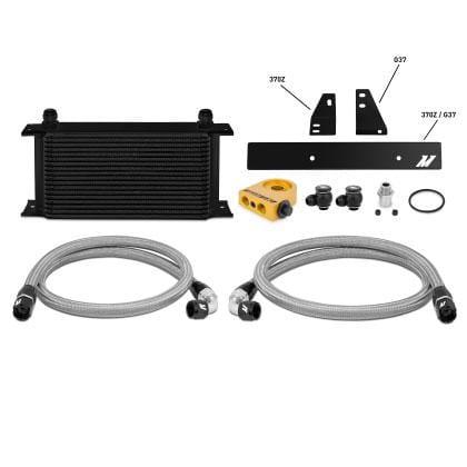 Mishimoto - Nissan 370Z Thermostatic Oil Cooler Kit, Black - Black - Z34 - MMOC-370Z-09TBK - Rzcrewgarage